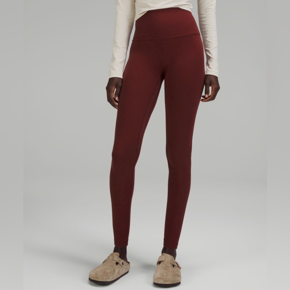 maroon lulu lemon leggings - Picture 1 of 1